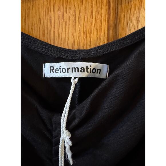 REFORMATION Barrie Knit Dress Black small (new with tags) - Picture 7 of 8